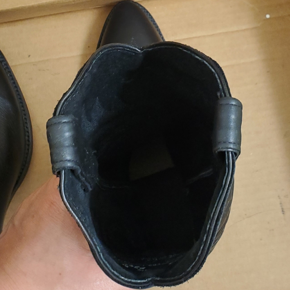🤩New with tags Rare vintage genuine leather abilene black boots size 5.5 M - Picture 9 of 15